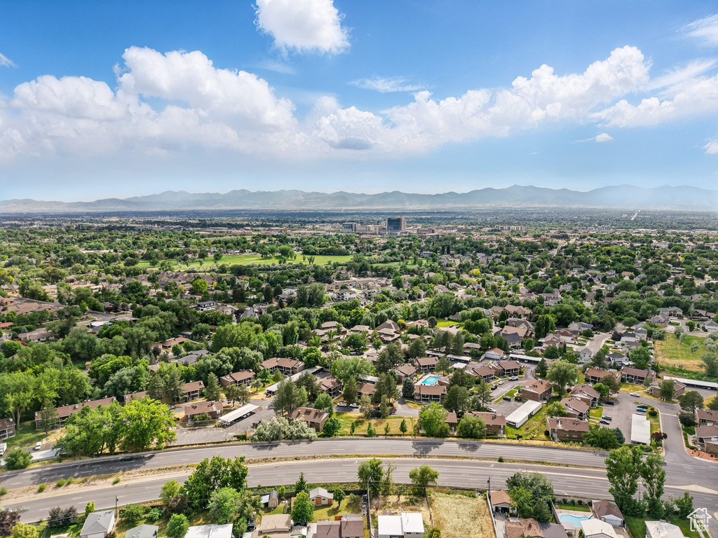 Aerial view of mountains
