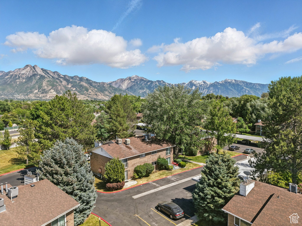 View of mountain background