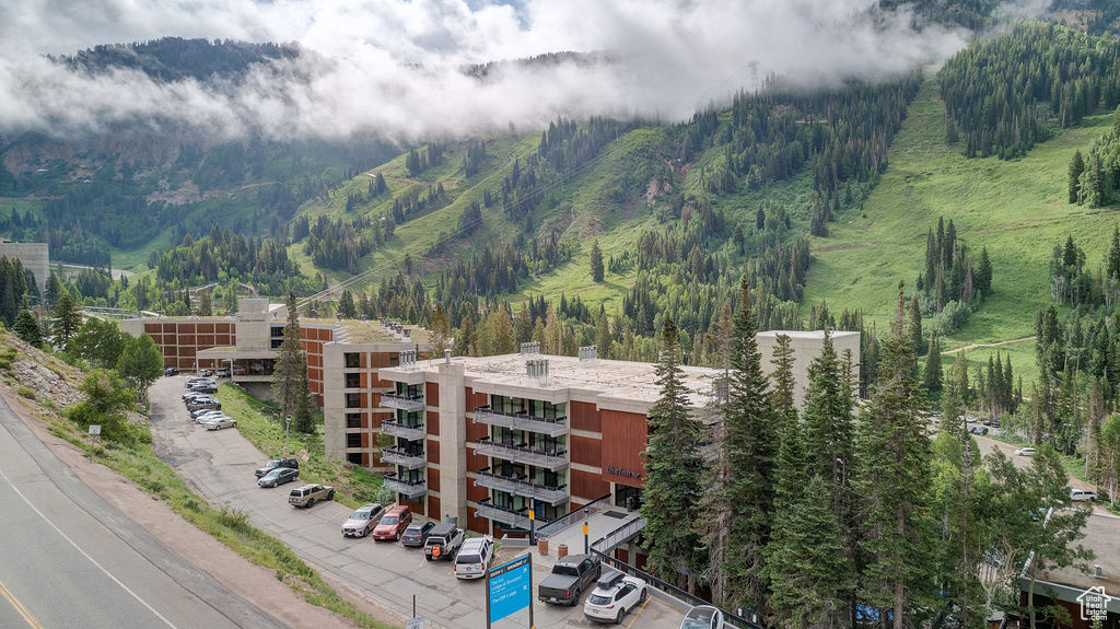 Drone / aerial view of mountains