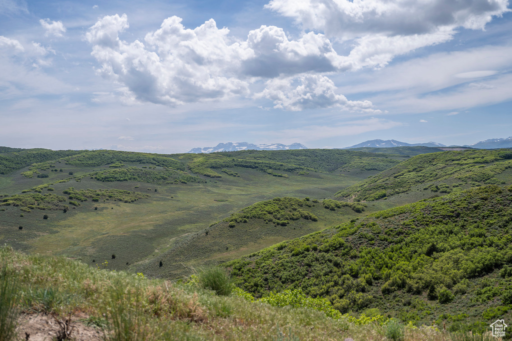 View of mountain background