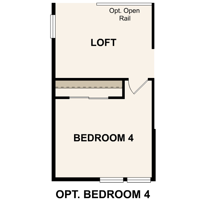 View of room layout