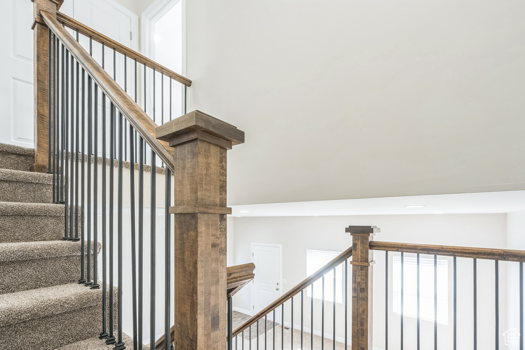 View of stairway