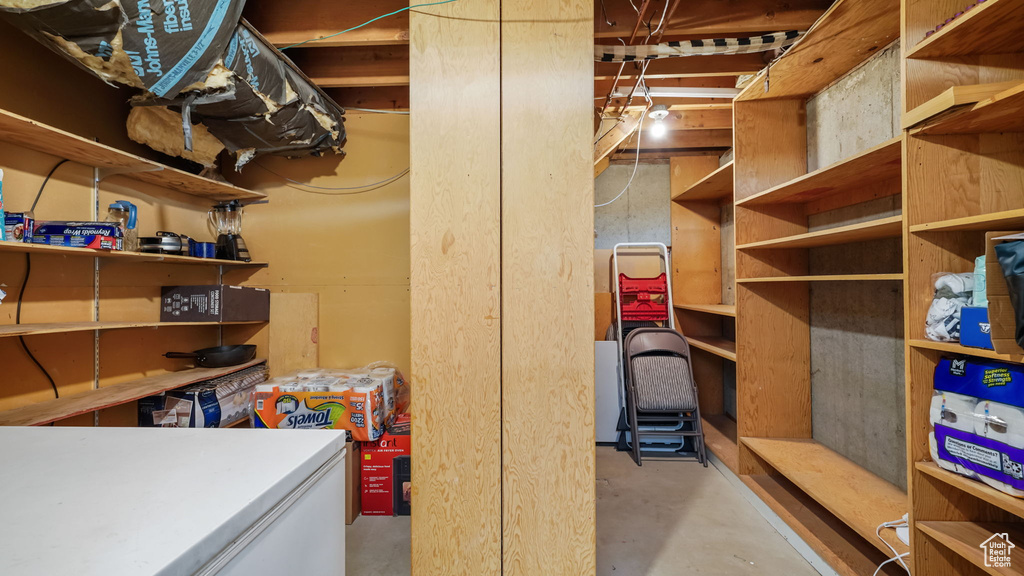 View of storage area