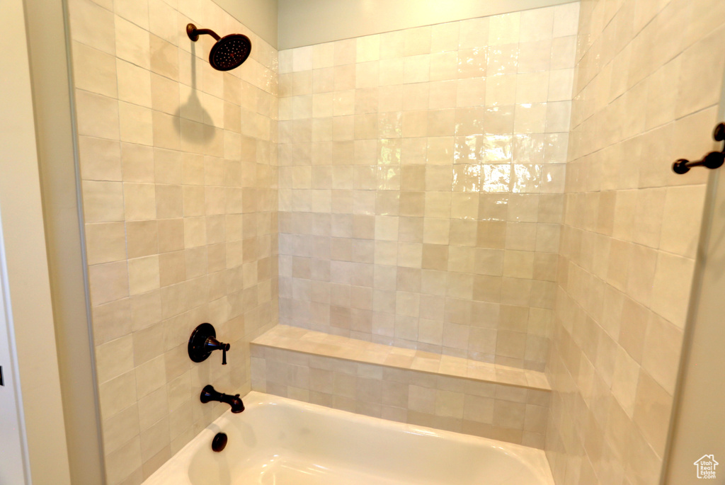 Full bath with shower / bath combination