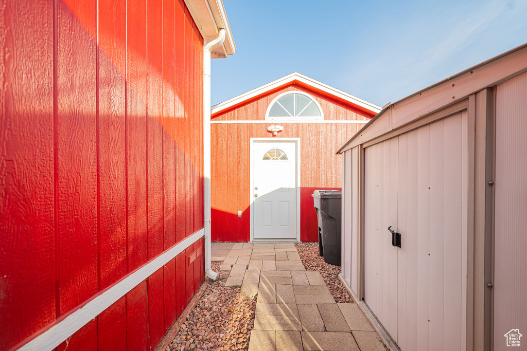Entrance to property