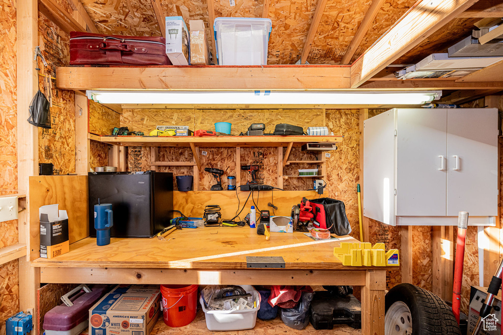 View of storage area