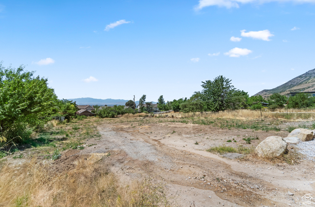 View of mountain background