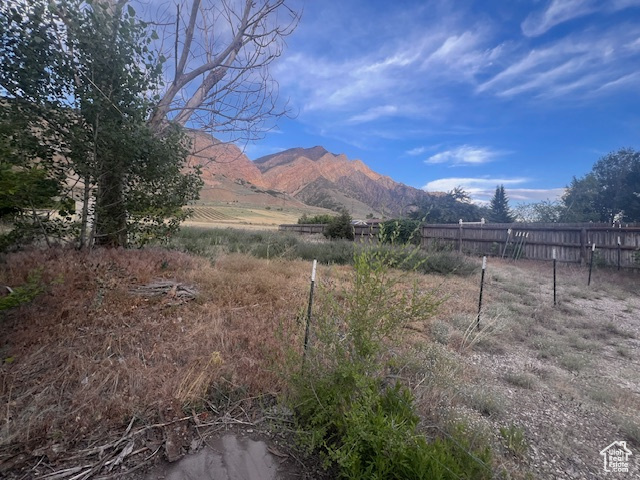 View of mountain background