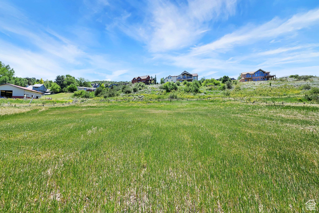 View of yard featuring a rural view