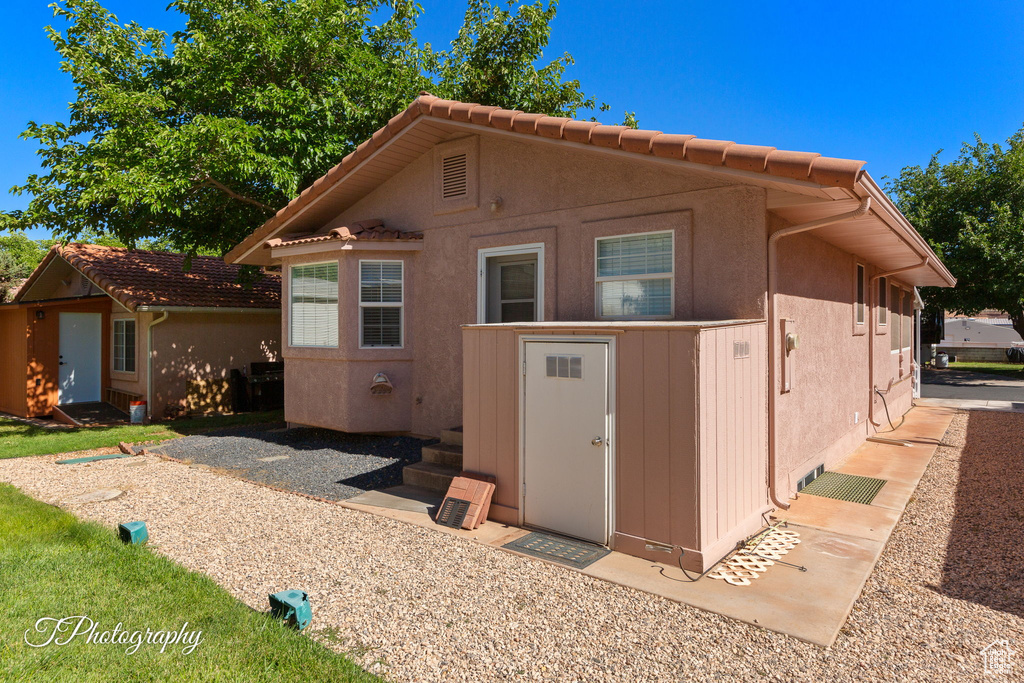 View of shed