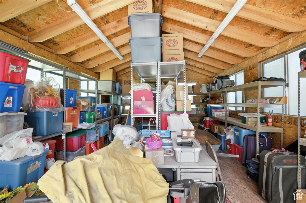 View of storage area