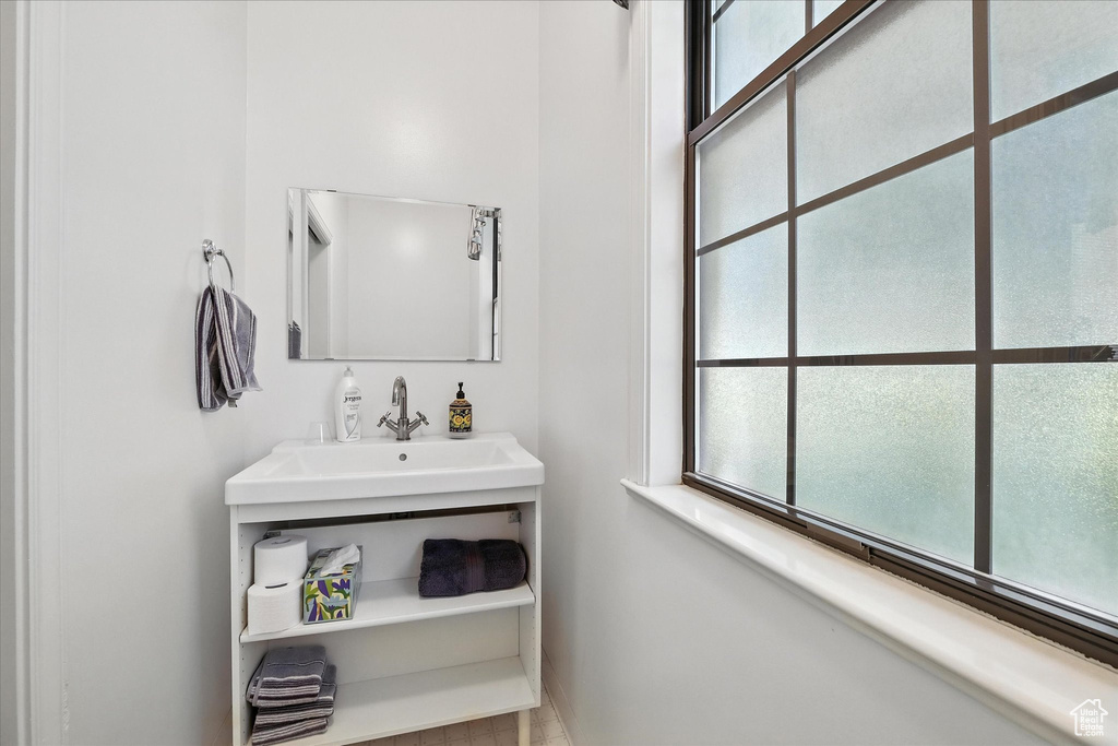 Bathroom with healthy amount of natural light