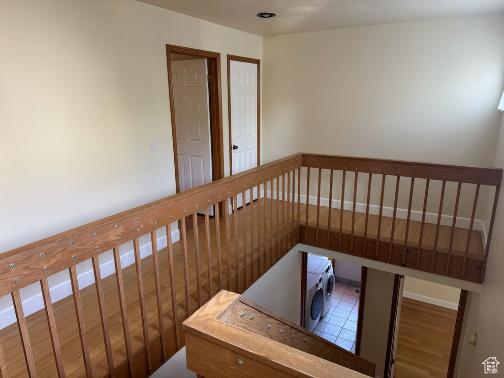 View of stairway