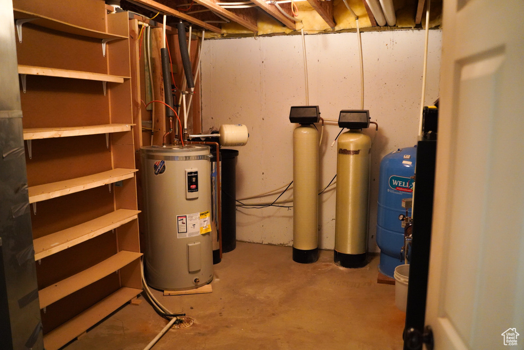 Utilities featuring water heater