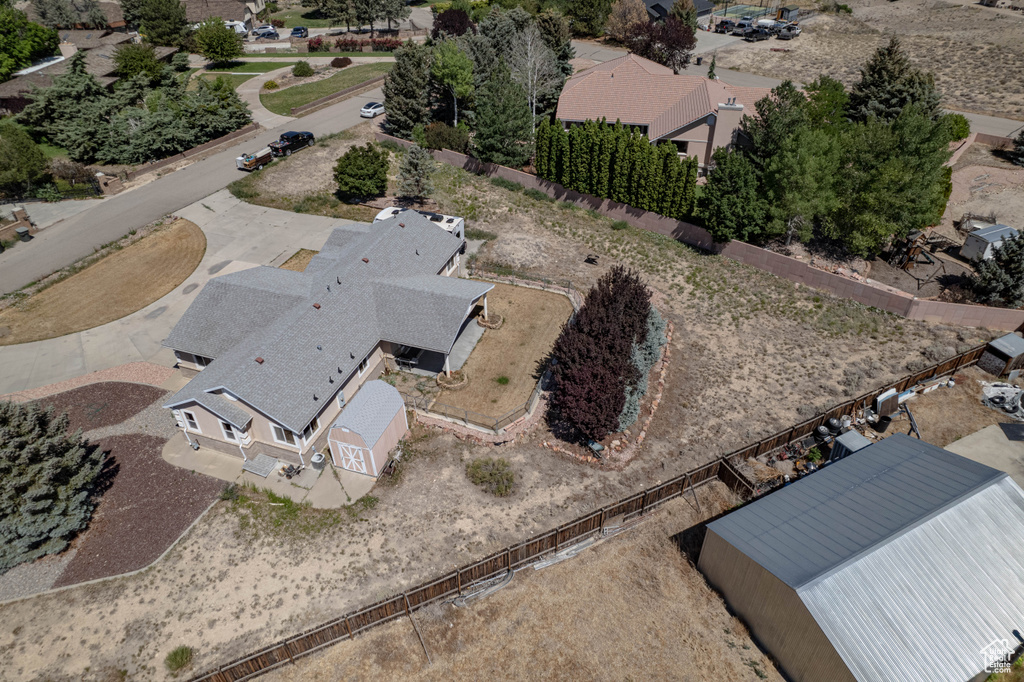 Aerial overview of property's location