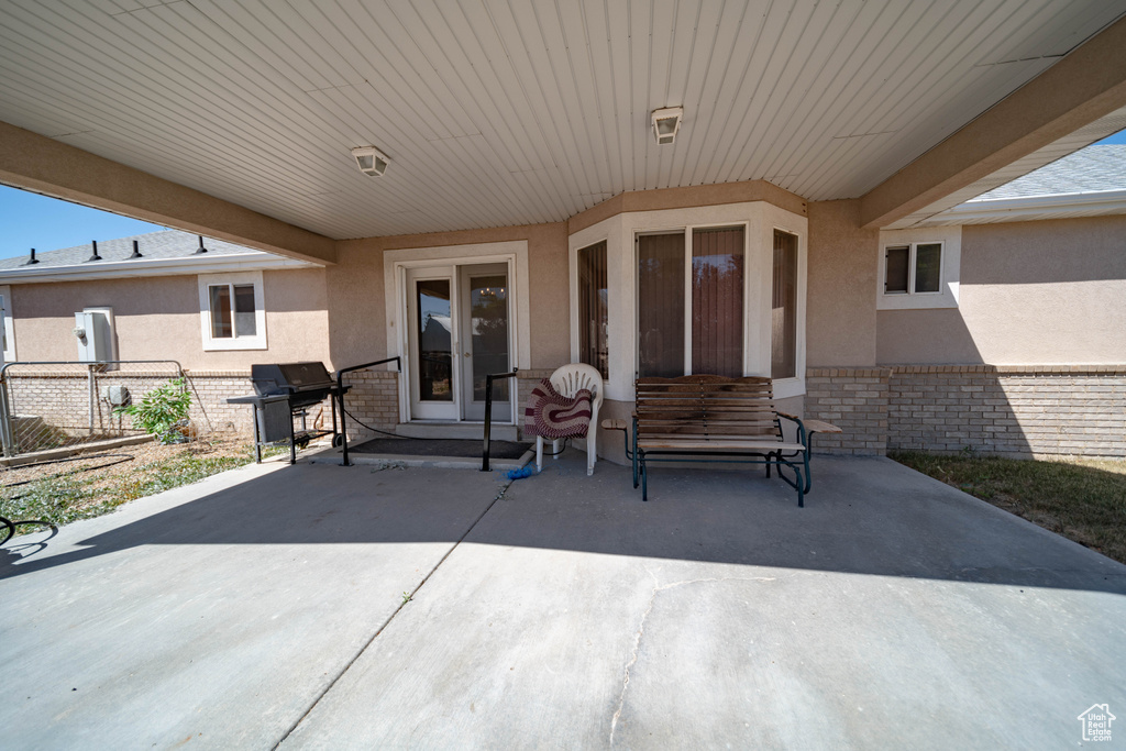 View of patio