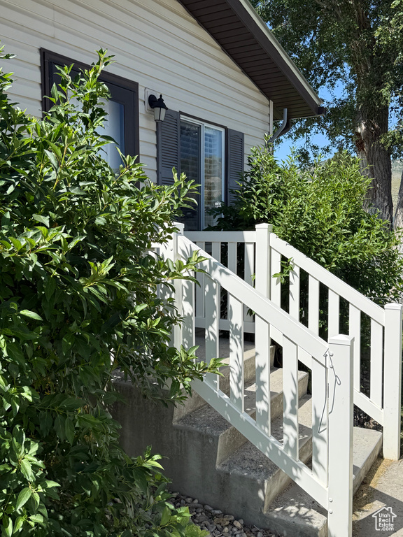 View of deck