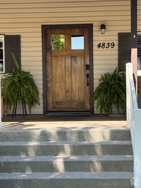 Entrance to property