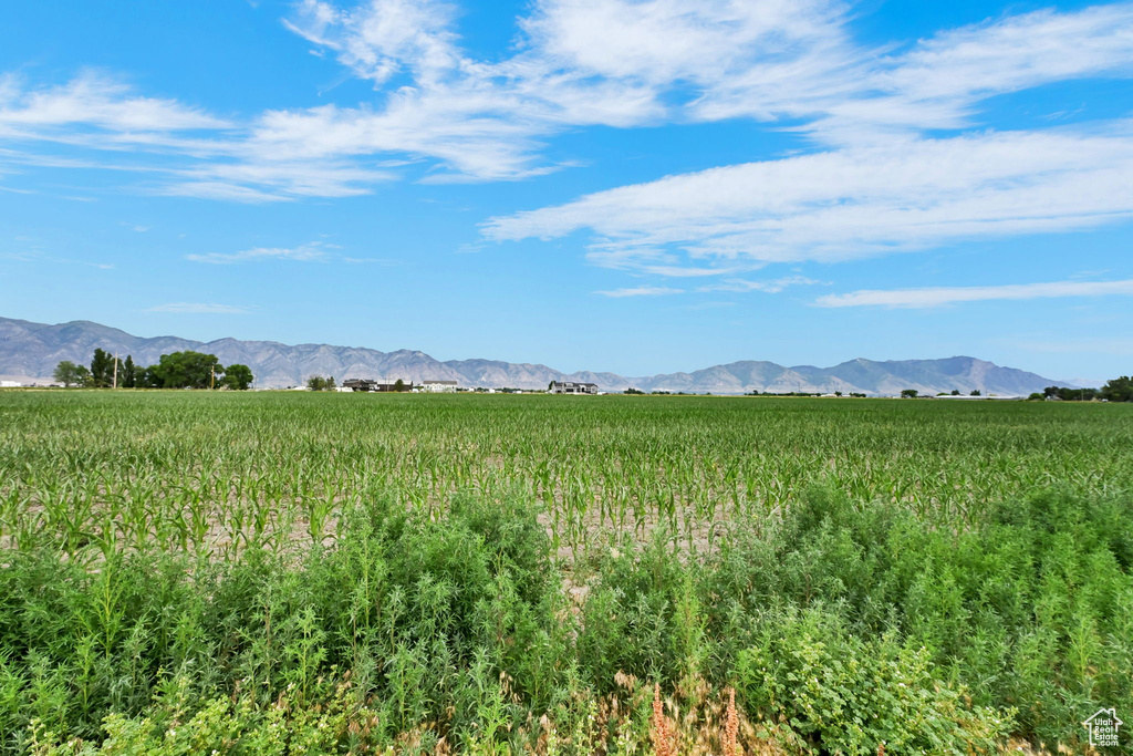 Mountain view featuring rural landscape and abundant farmland