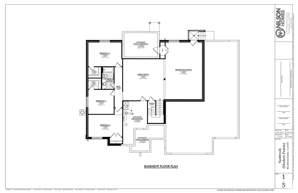View of floor plan / room layout