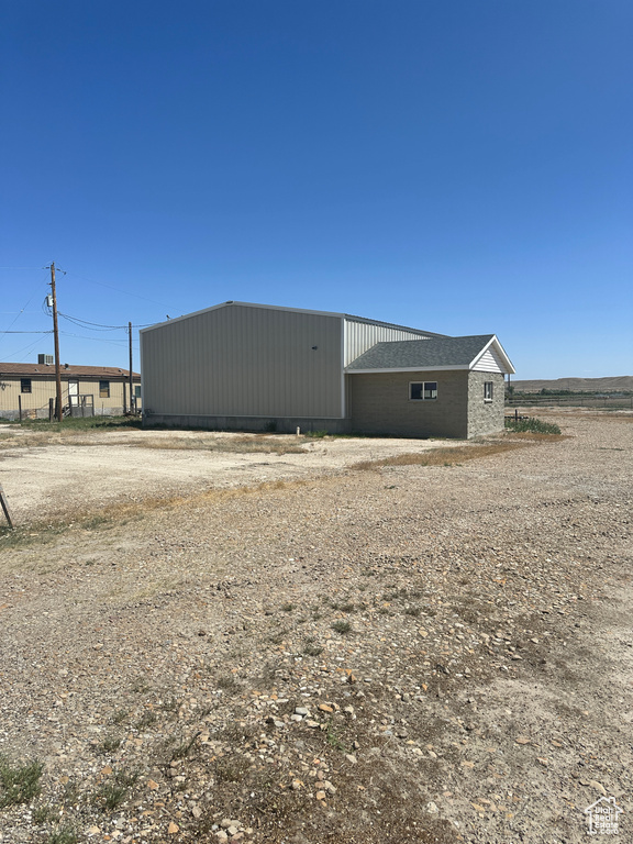 View of outbuilding