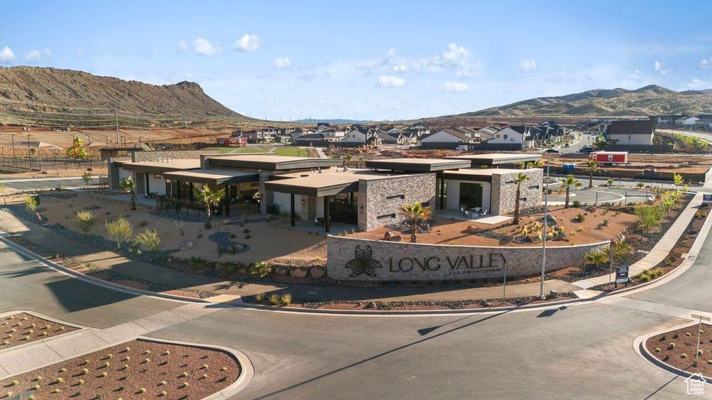 View of mountain backdrop