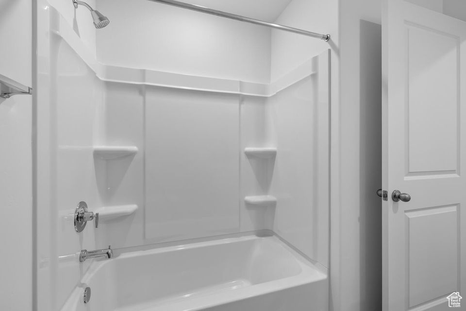 Bathroom with bathing tub / shower combination