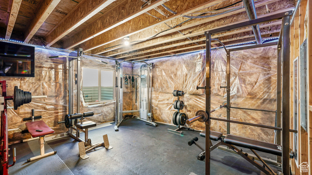 View of exercise area