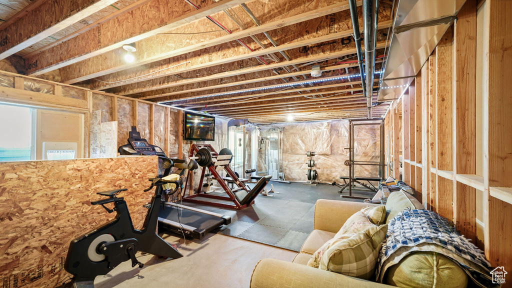 View of exercise area