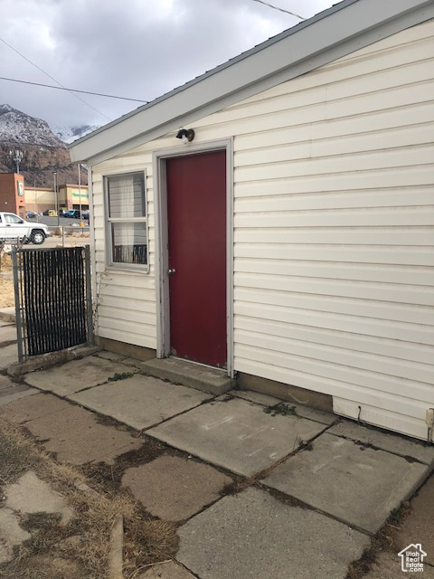 Doorway to property