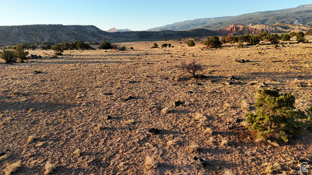 View of mountain background