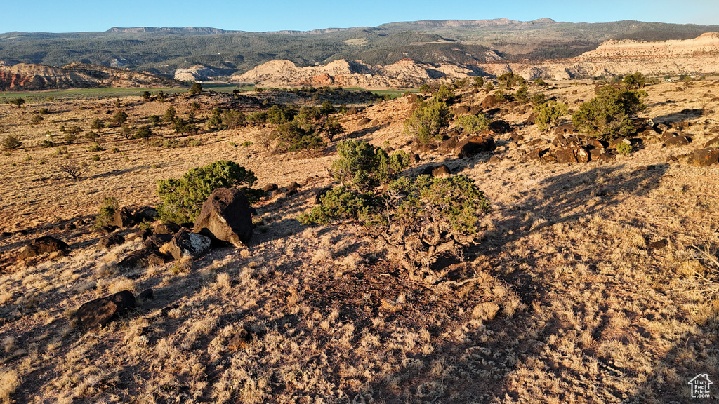 View of mountain background