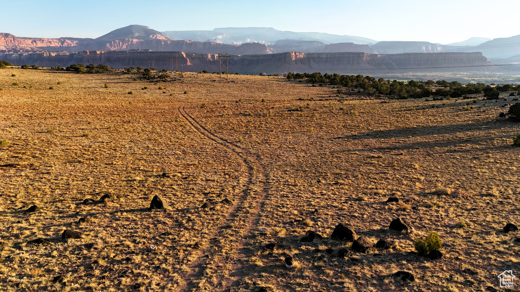 View of mountain backdrop