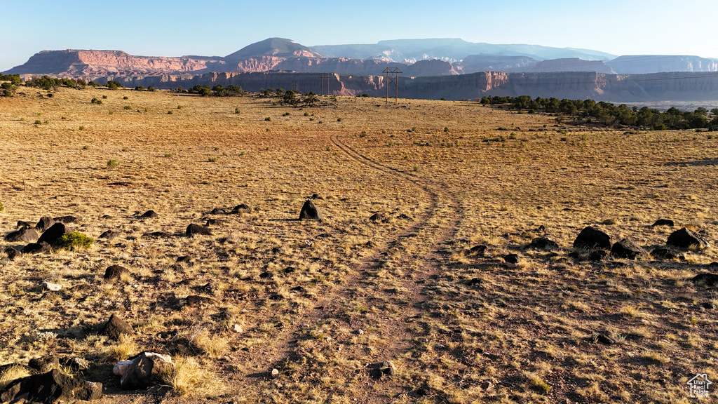 View of mountain backdrop