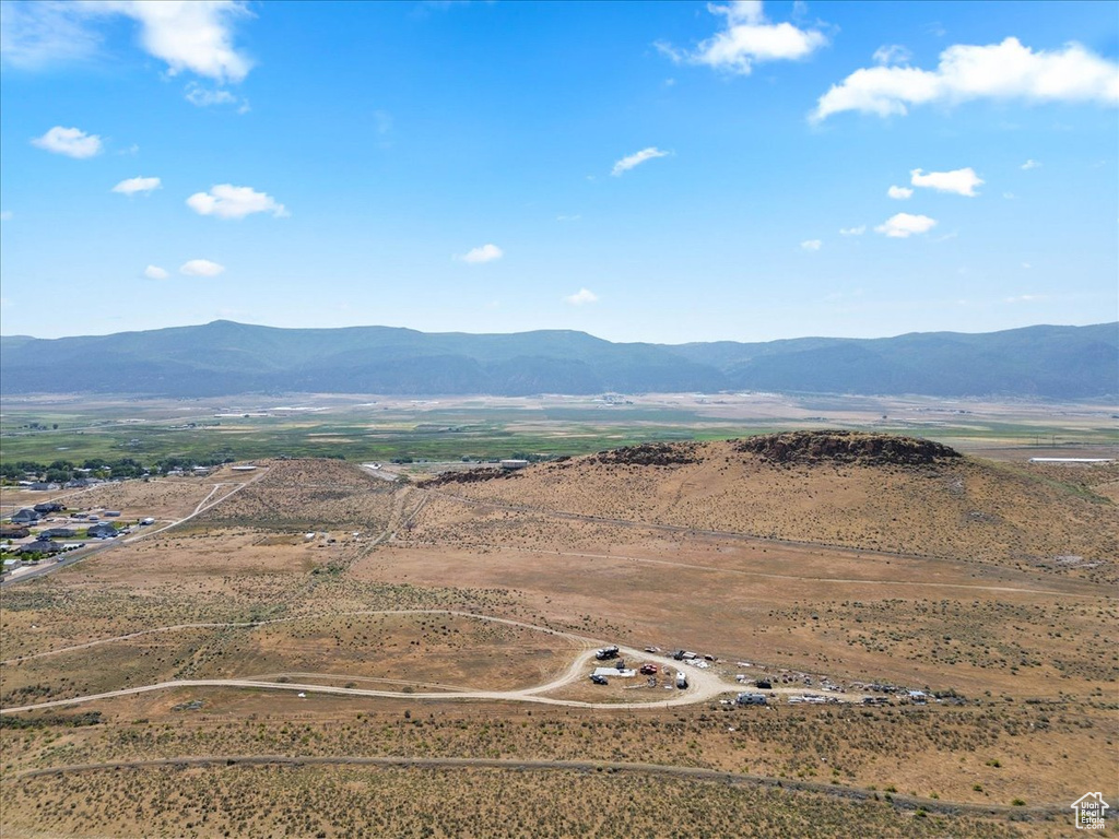 Mountain view featuring rural landscape