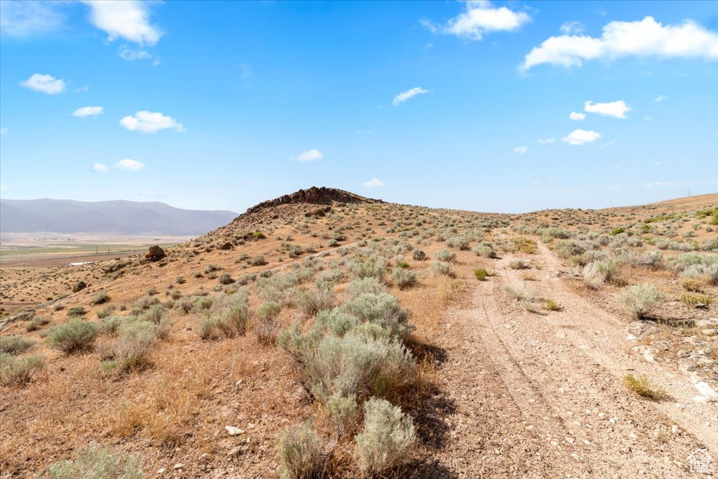 View of mountain background