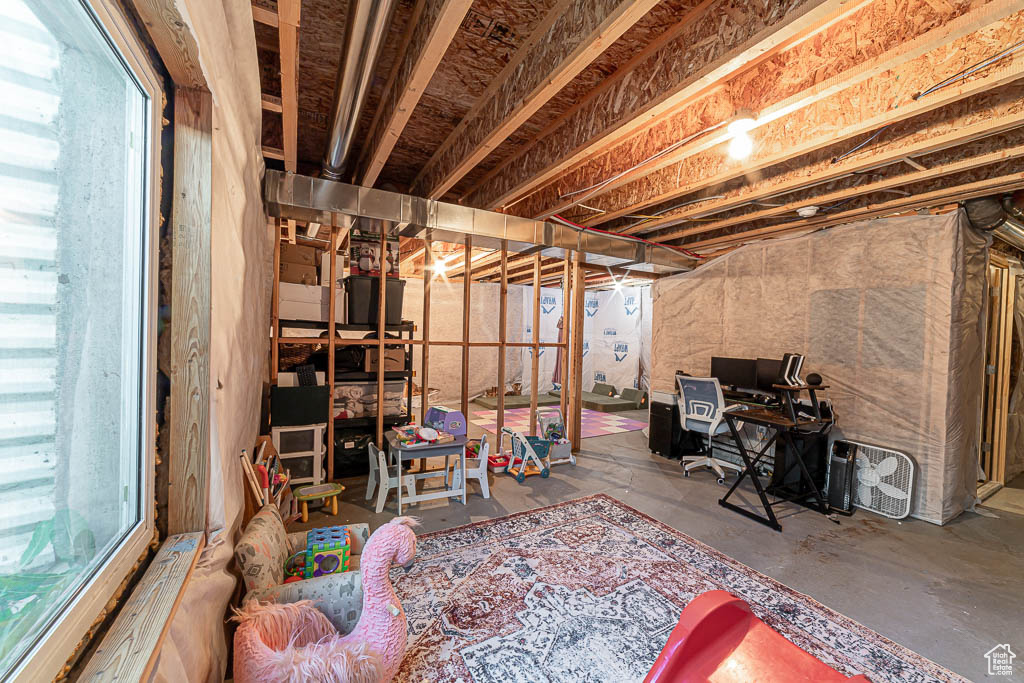 View of basement