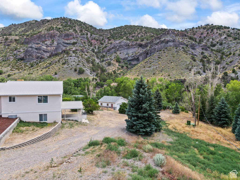View of mountain backdrop
