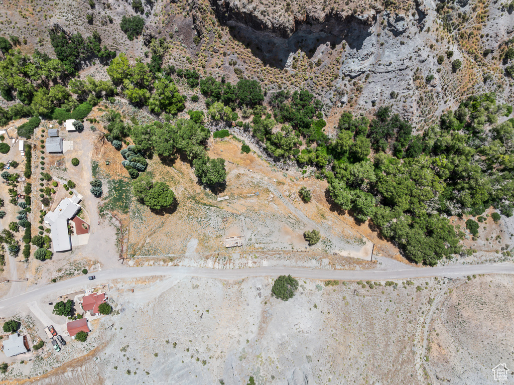 Aerial view of property\\\'s location with a desert landscape and rural landscape