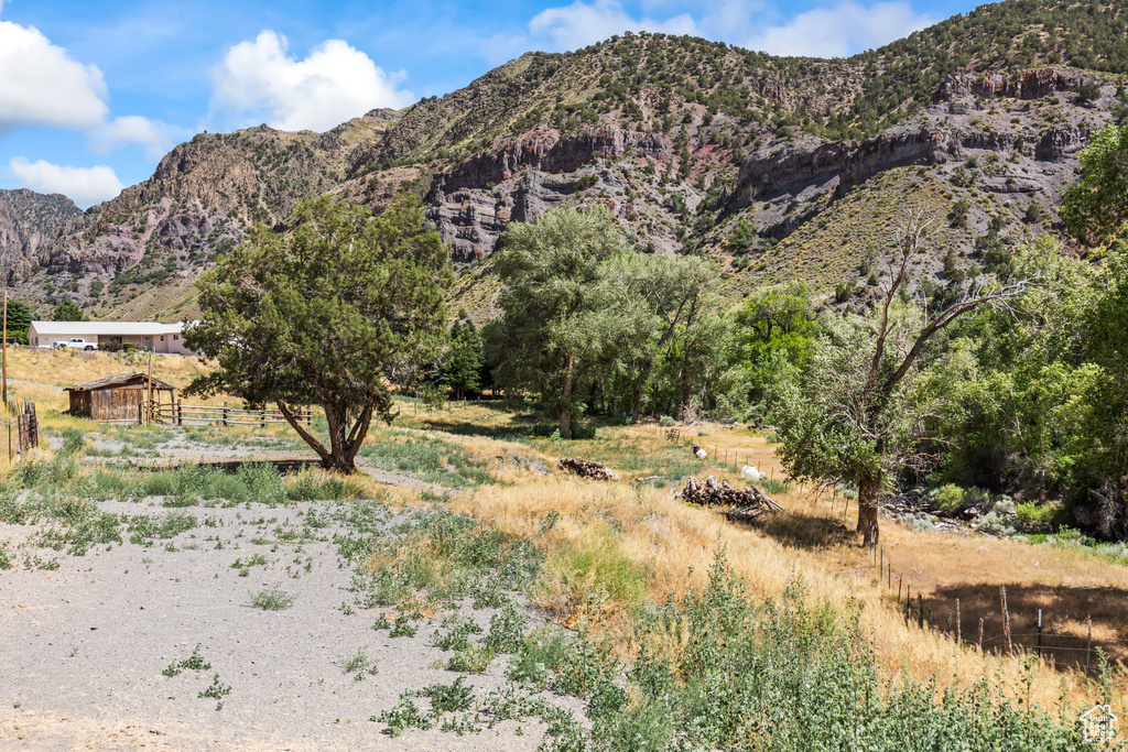 View of mountain backdrop