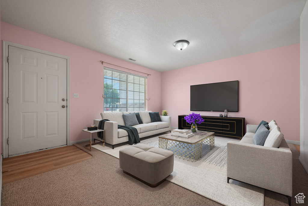 Living area with baseboards