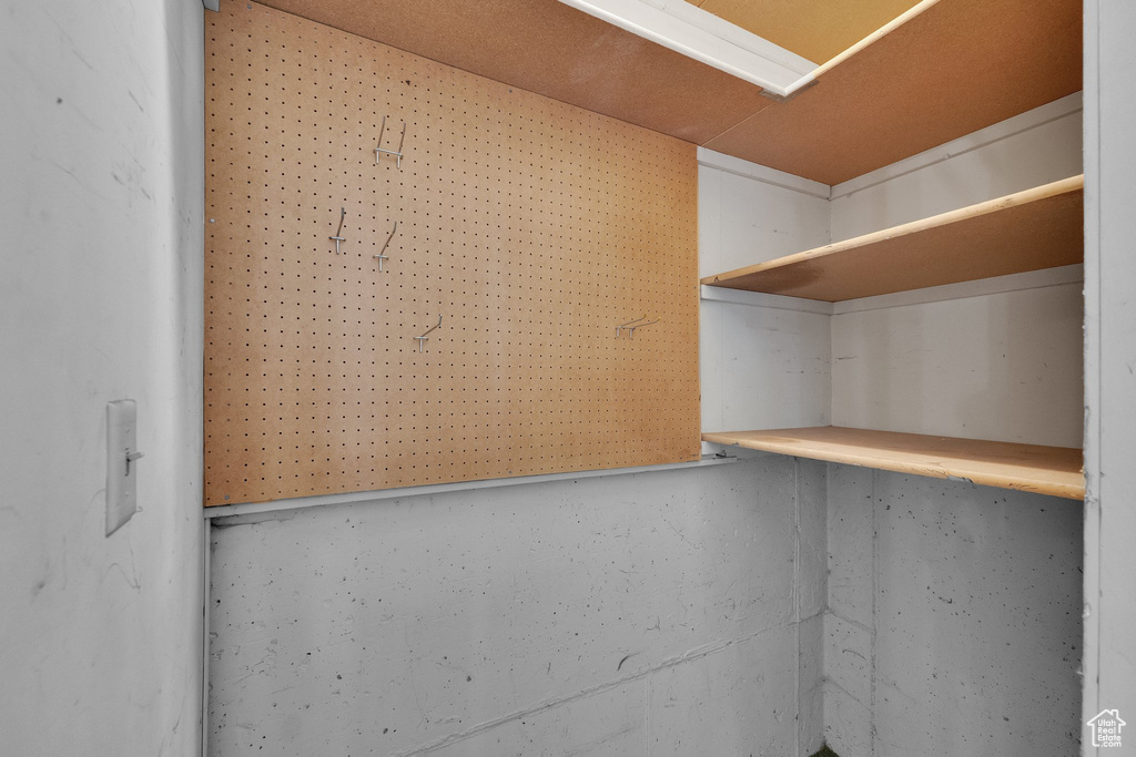 View of storage area