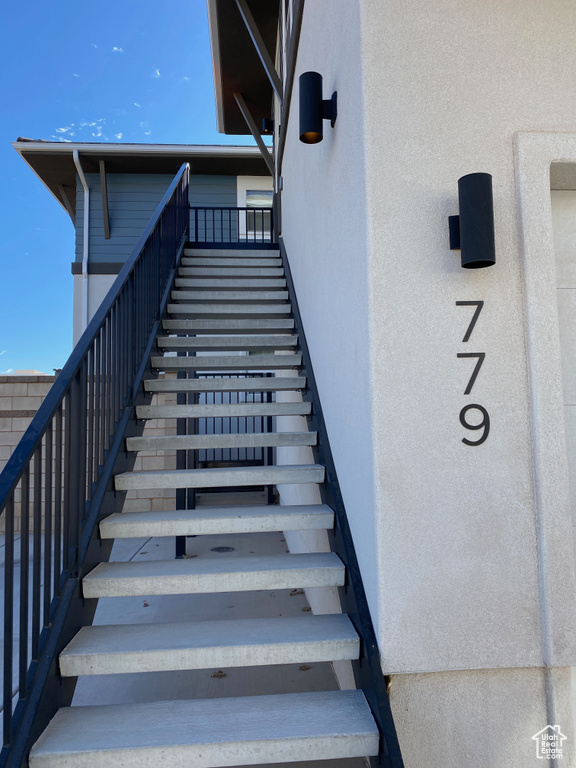 View of staircase