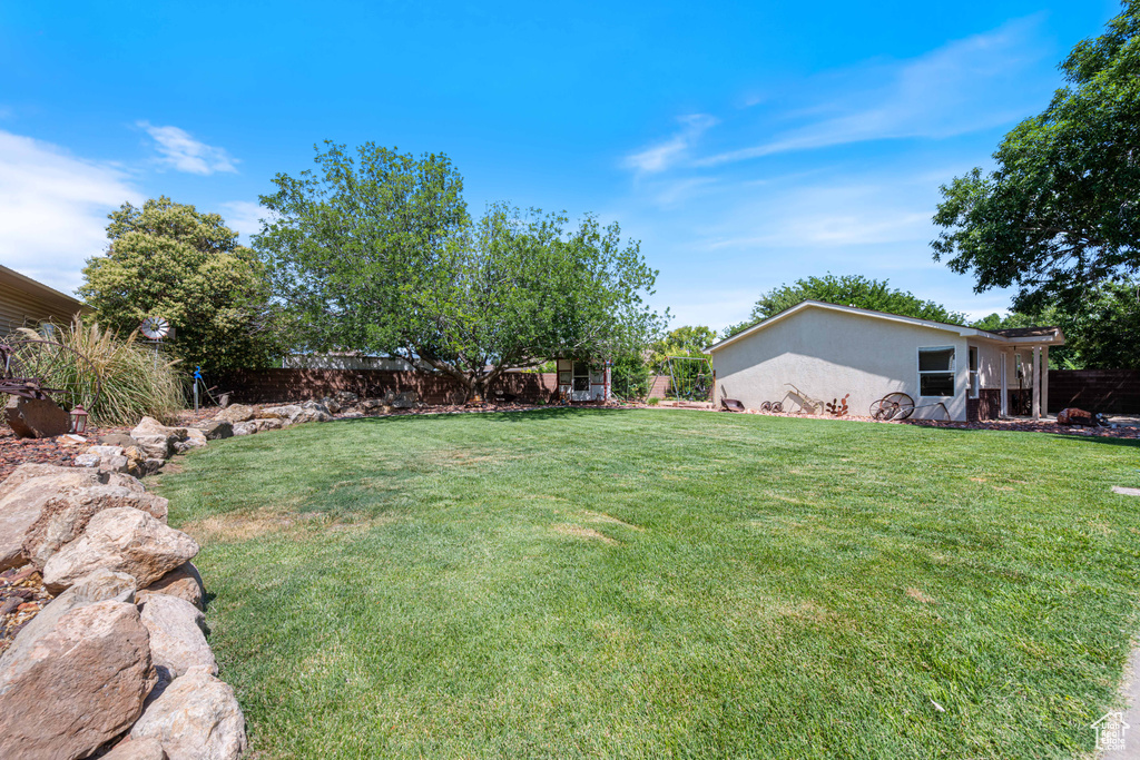 View of yard