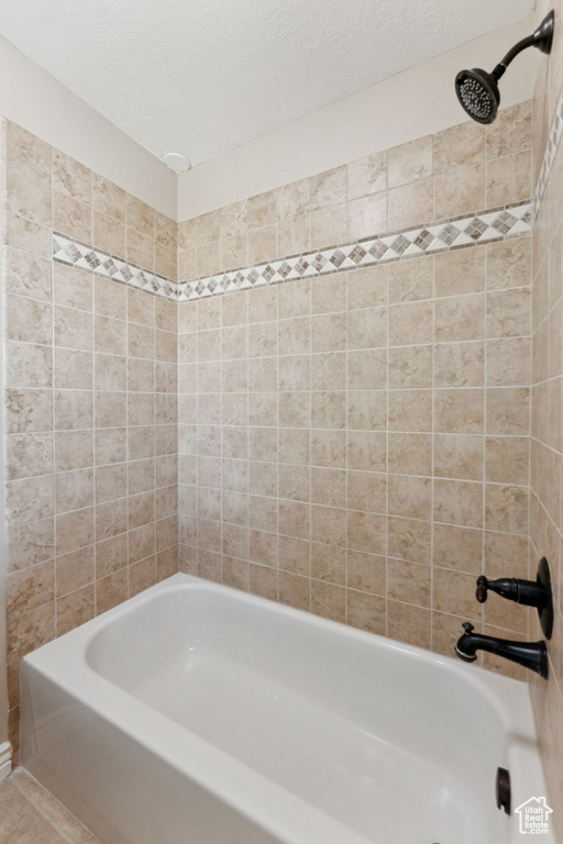 Bathroom with washtub / shower combination
