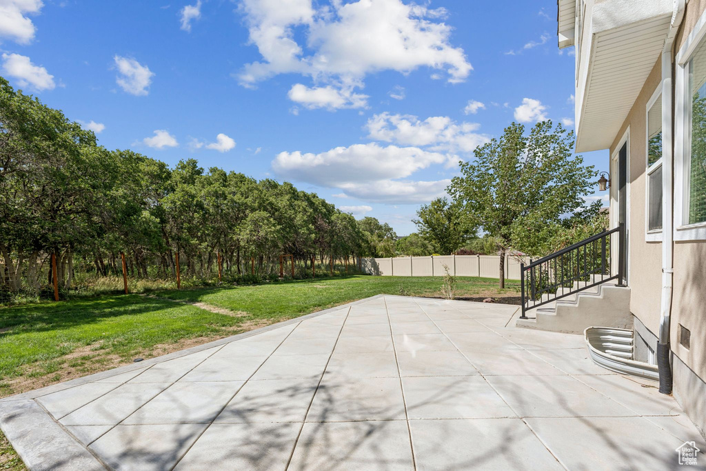View of patio