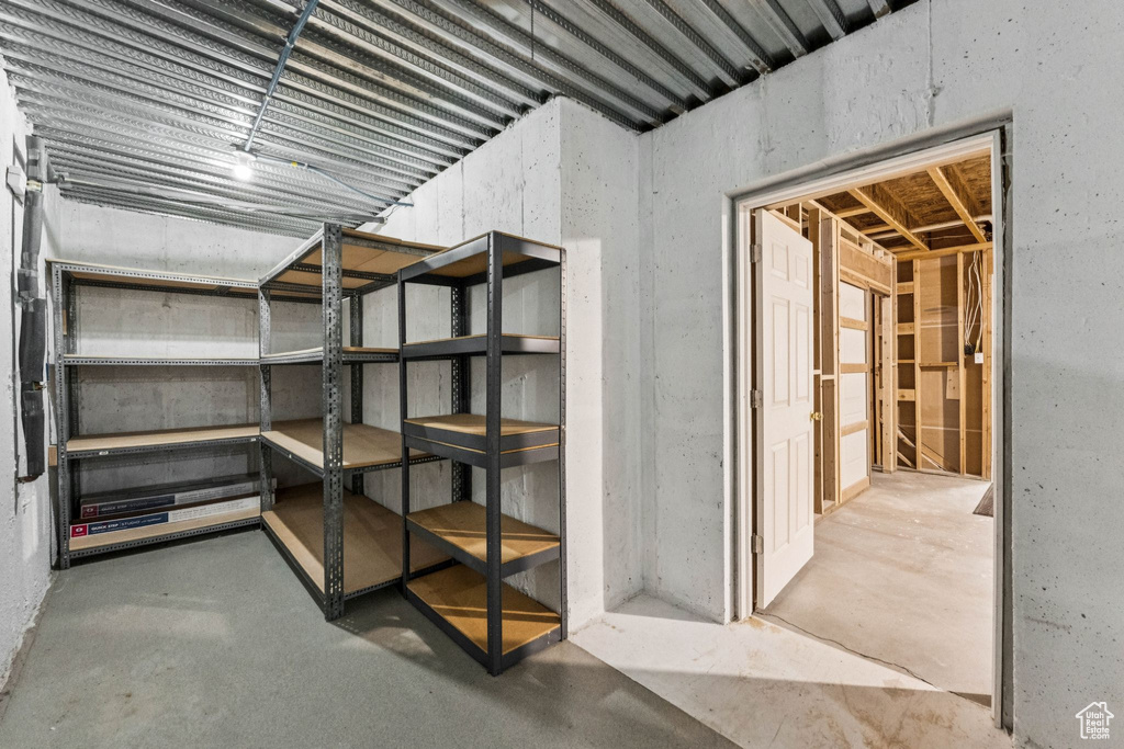 View of storage