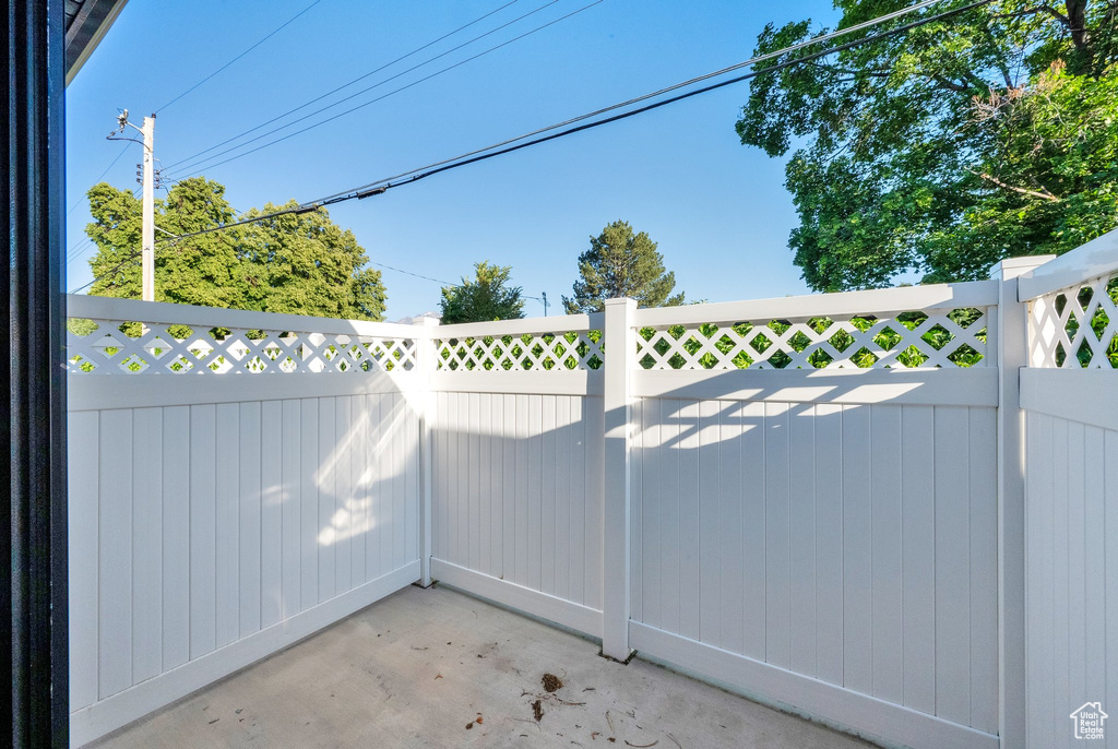 View of gate