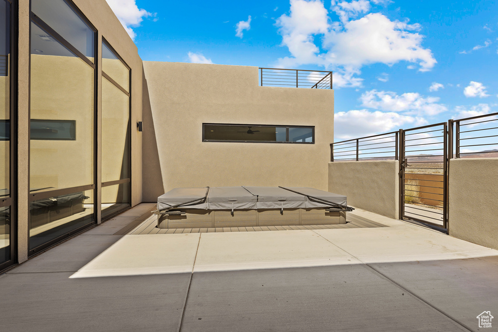View of patio
