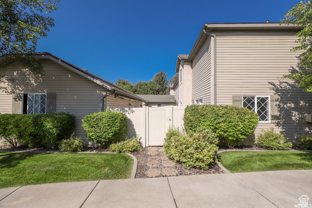 View of property exterior